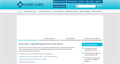 Desktop Screenshot of lease-clinic.co.uk